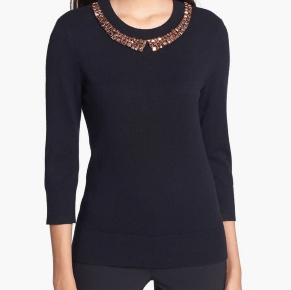 NEW "Kate Spade" Black Avaline Sweater